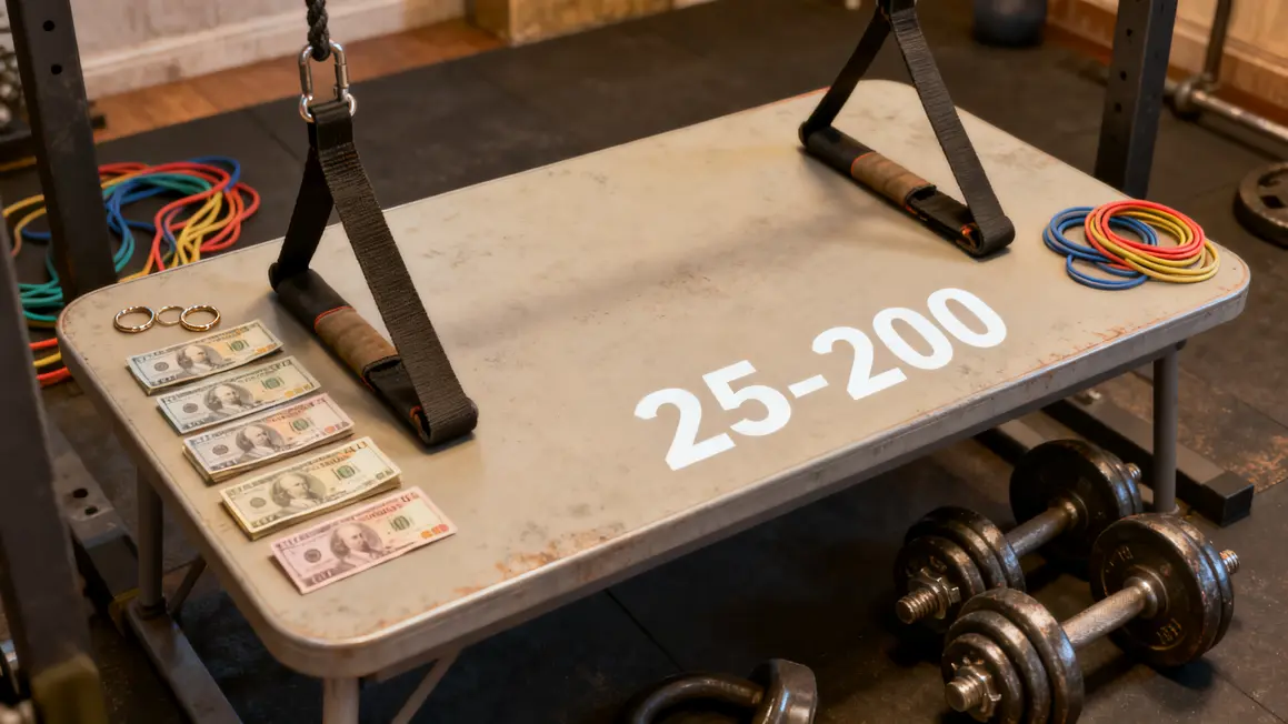programme TRX matériel pas cher coût 25-200 euros