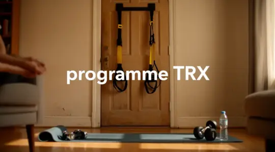 programme trx avec sangles suspension à domicile