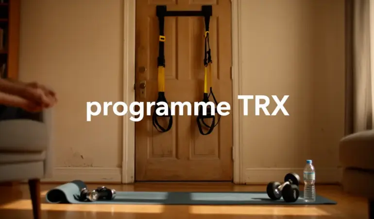 programme trx avec sangles suspension à domicile