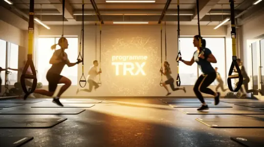 programme trx espace d entrainement avec sangles suspension