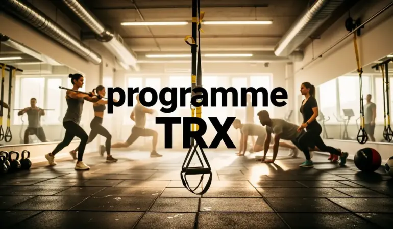 Kit TRX suspendu salle moderne