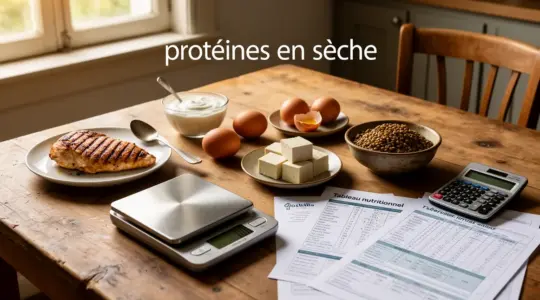 aliments proteines en seche table cuisine
