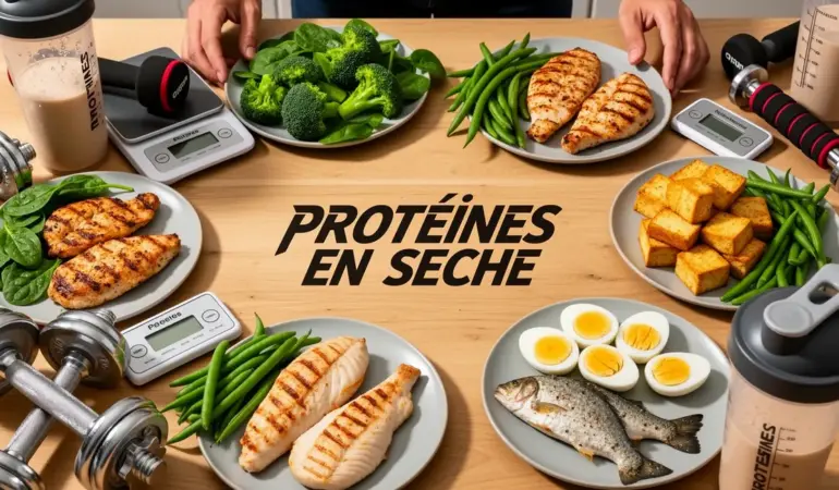 table proteines en seche alimentation musculation