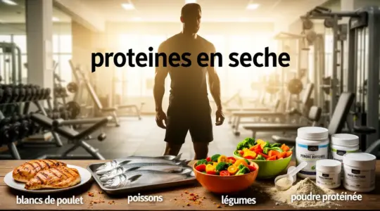protéines en sèche salle de sport