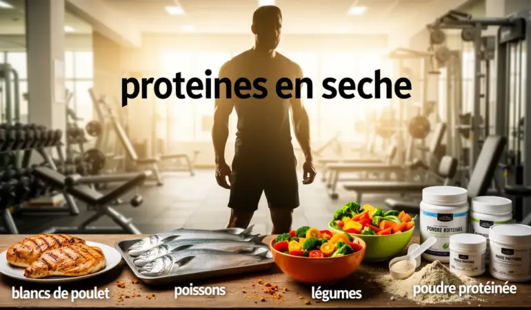 protéines en sèche salle de sport