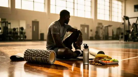 Recuperation musculaire 2026 avec accessoires sport sur petit budget