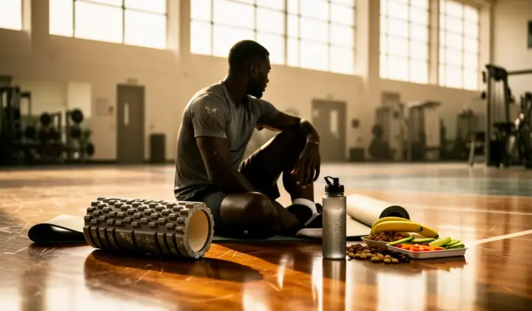 Recuperation musculaire 2026 avec accessoires sport sur petit budget