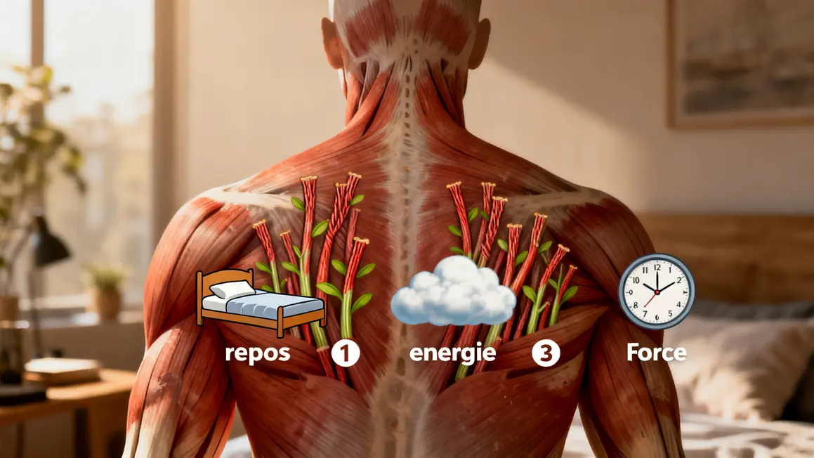 recuperation musculaire fibres et repos