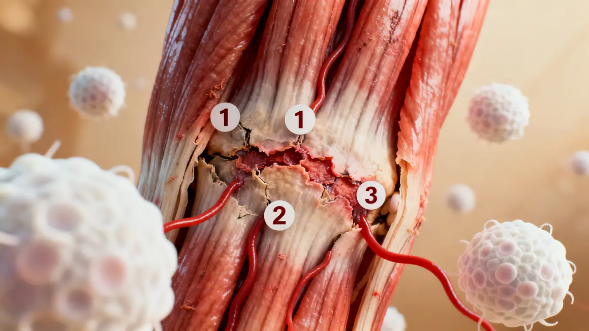 Recuperation musculaire fibres micro lesions