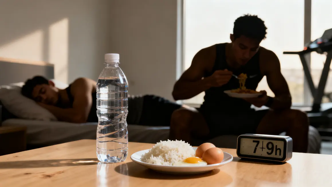 recuperation musculaire hydratation nutrition sommeil
