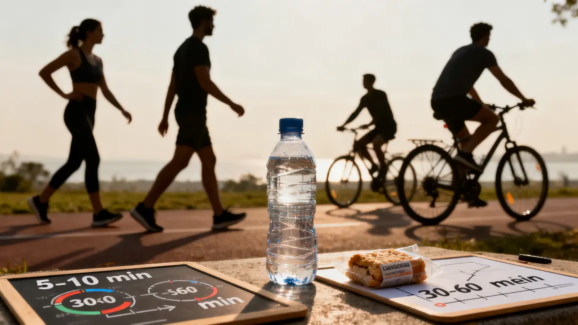 recuperation musculaire post-entrainement marche hydratation collation etirements