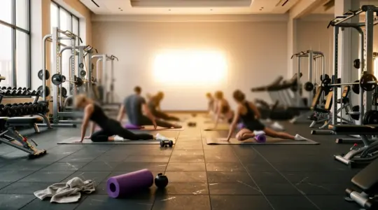 Recuperation musculaire foam roller salle