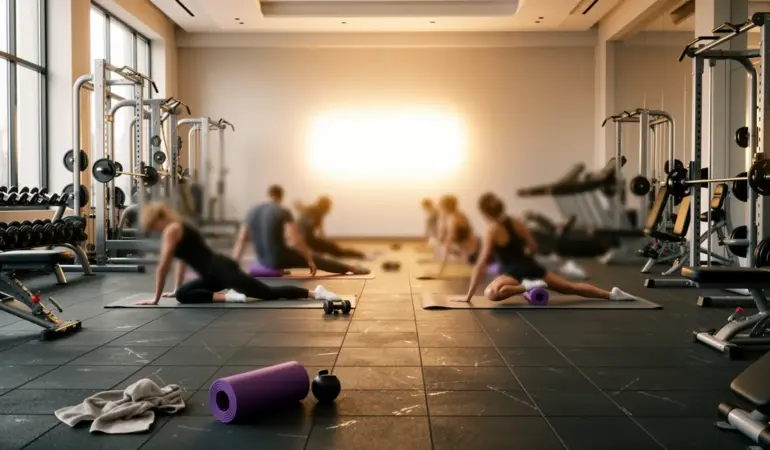 Recuperation musculaire foam roller salle