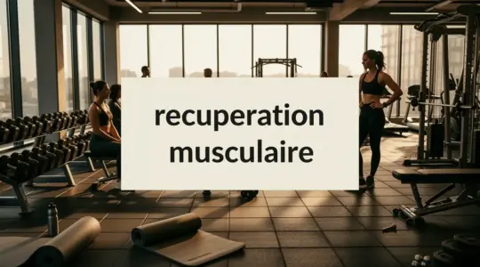 recuperation musculaire silhouettes salle sport
