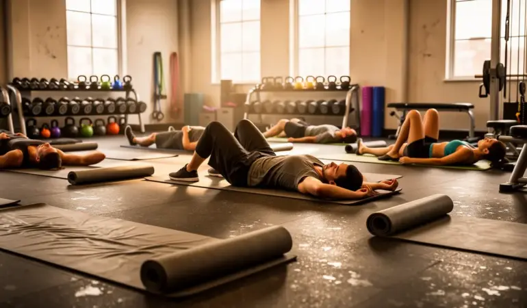 recuperation musculaire etirement salle de sport