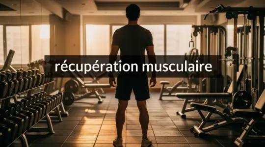 silhouette sportive salle de sport recuperation musculaire