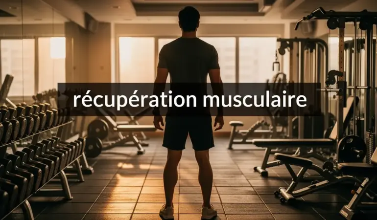 silhouette sportive salle de sport recuperation musculaire