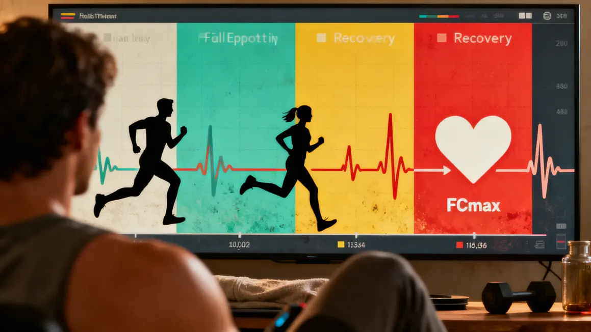 Schéma cardio HIIT alternance effort récupération FCmax