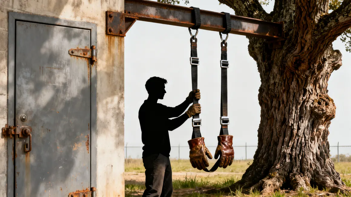 fixation trx solide porte poutre arbre