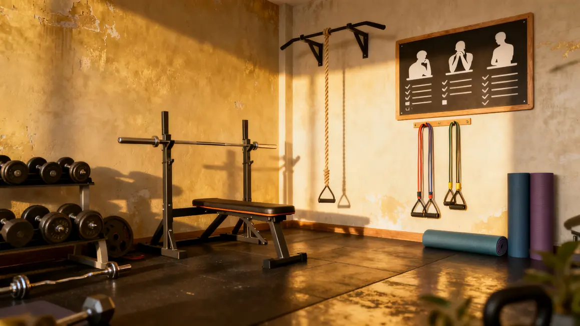 home gym vision équipement checklist