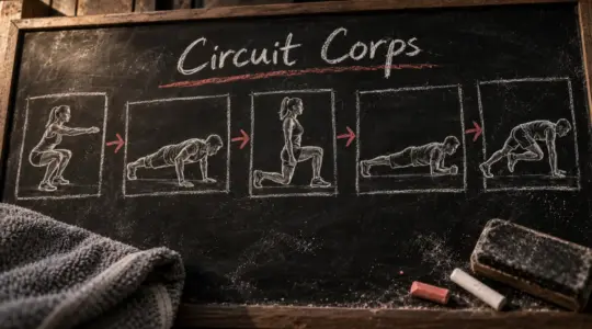 Circuit training poids de corps au poids du corps