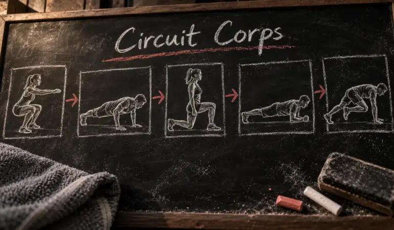 Circuit training poids de corps au poids du corps